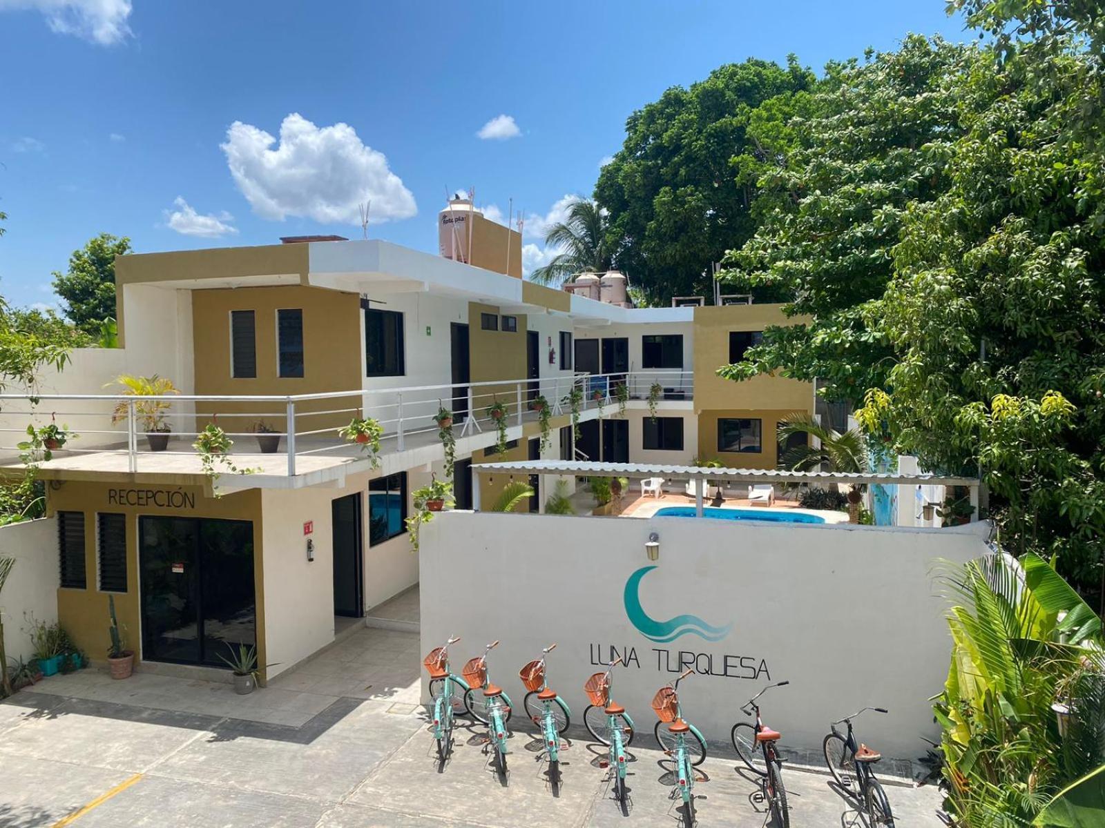 Luna Turquesa Hotel And Apartaments - Free Bikes Bacalar Esterno foto